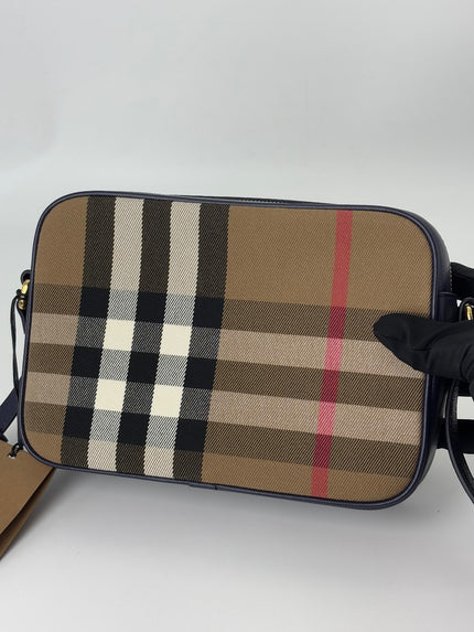 Brand New. Burberry Camera Bag Blue|6318