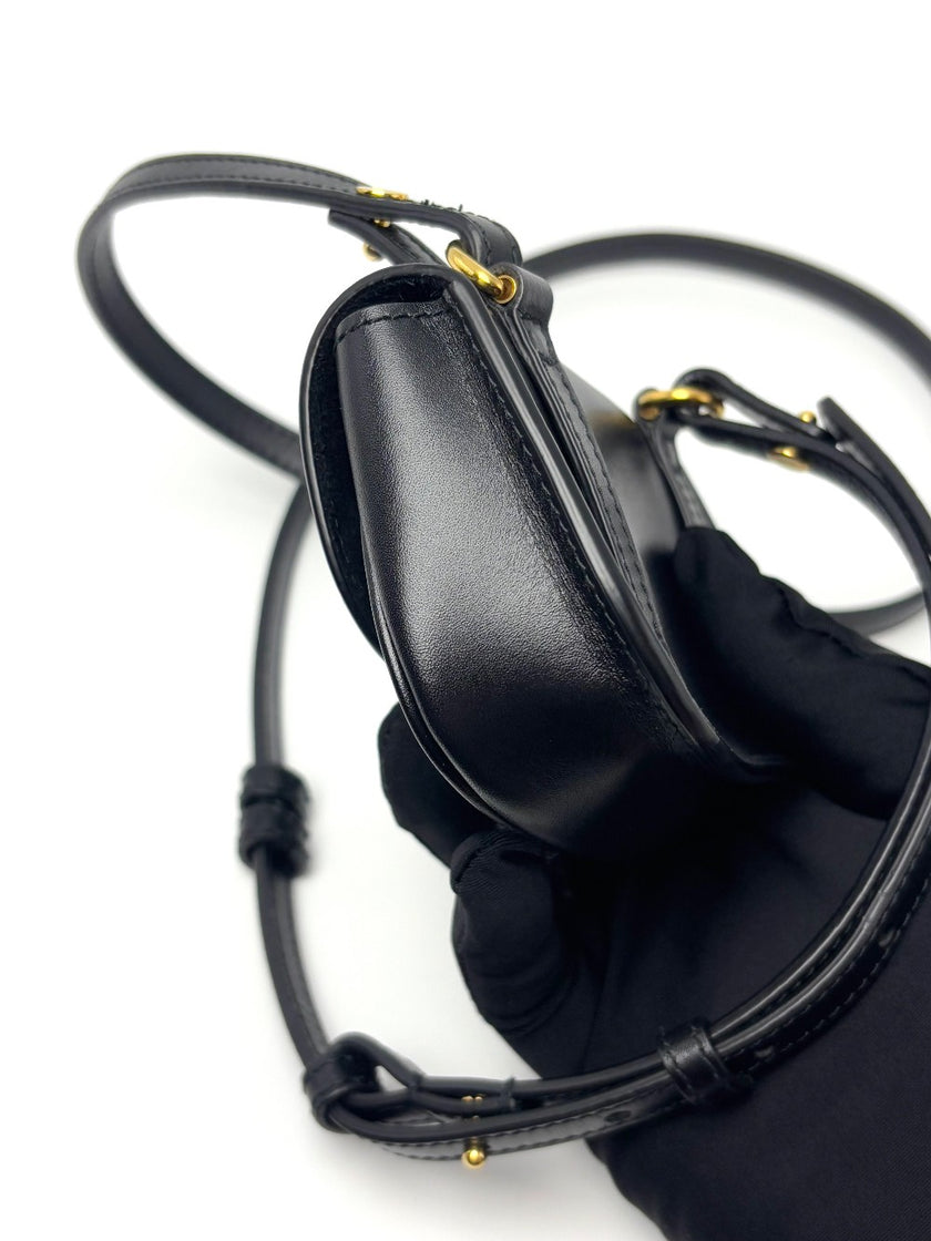 Preowned. Dior Bobby Nano Black|6816