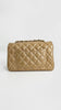 Like New. Chanel Mini Rectangular Flap Gold. 20519954|4209