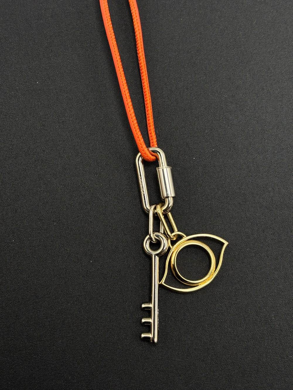 Brand New. Hermes Curiosite Charm Necklace|10989