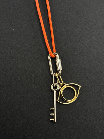Brand New. Hermes Curiosite Charm Necklace|10989