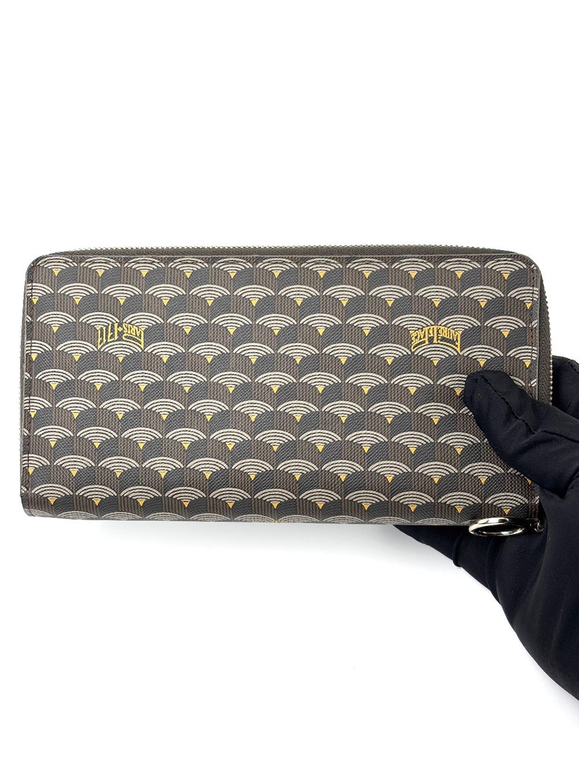 Preowned. FLP Zip Long Wallet|6613