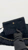 Preowned. Chanel 22 Black Velvet GHW. H2NHEX5L|10888