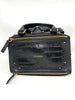 Preowned. Givenchy Pandora Backpack Black Calf/Croc Embossed. EFE0186|8179