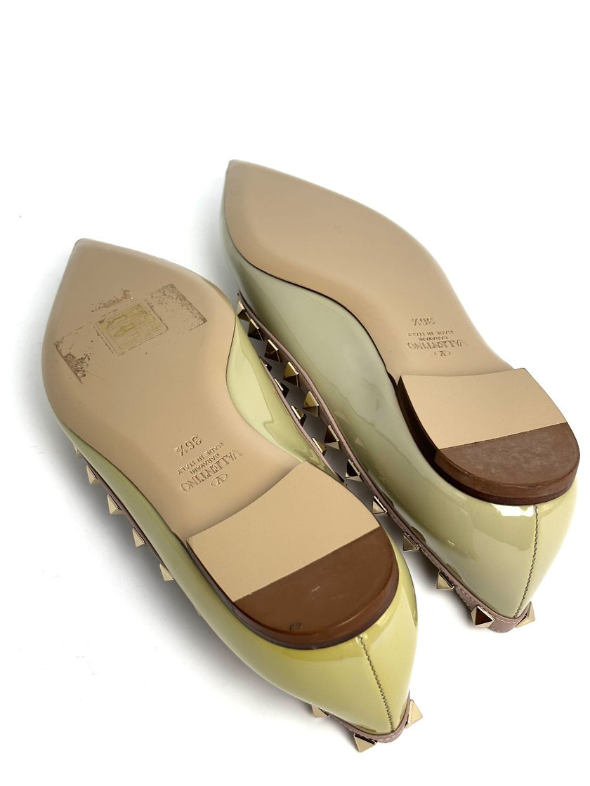 Brand New. Valentino Flats Gray. 36.5|8419