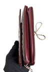 Preowned. Chanel WOC Maroon Patent. 14003421|4116