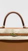 Unused. Hermes Kelly 25 Gold Epsom Sellier GHW. ZMU537NF|5776