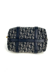 Preowned. Dior Trotter Navy Blue Canvas. CP0070|12389