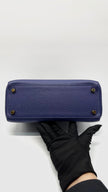 Preowned. Hermes Kelly 25 Blue Encre Togo GHW. CHT774CI|14151