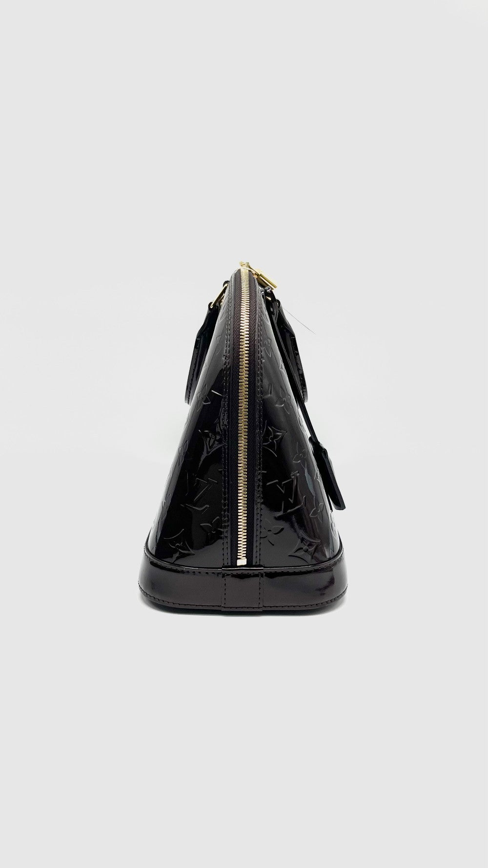 Preowned. LV Alma PM Amarante Monogram Venis Burgundy GHW. FL0181|14748