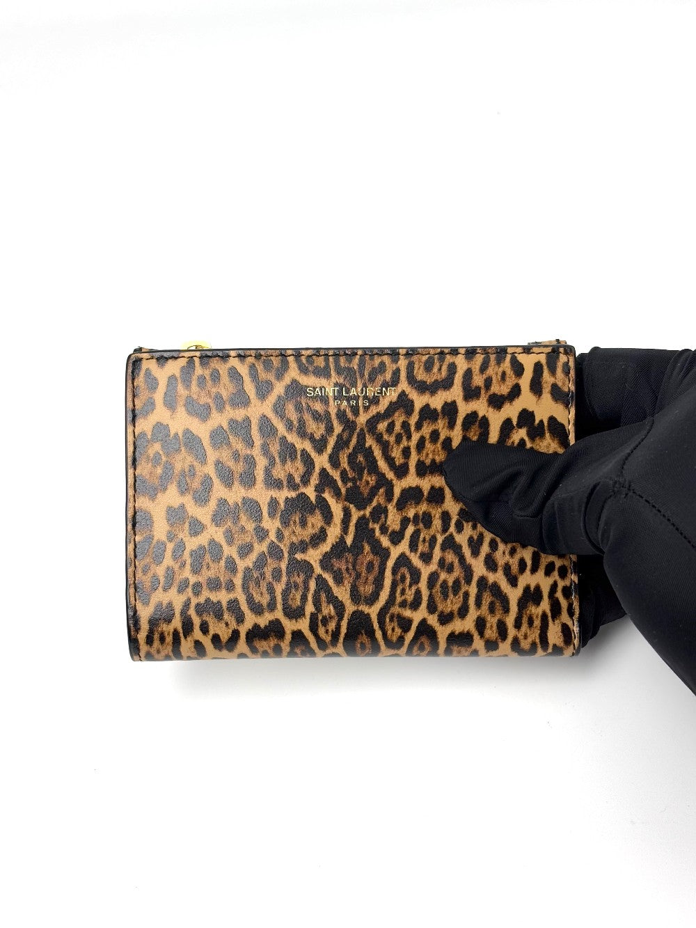 Brand New. YSL Bifold Wallet Leopard|7167