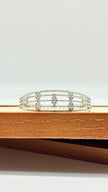 Brand New. Diamond Bangle 18K White Gold 2.612Ct 19cm 20.32g|10929