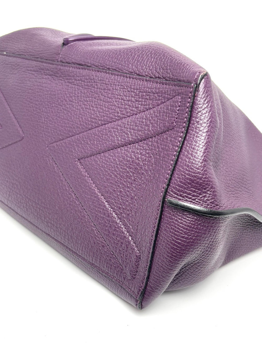 Preowned. Versace 2-way Tote Violet|6404