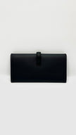 Brand New. Hermes Jige Clutch Blue Nuit/Black. WBY716BD|11922