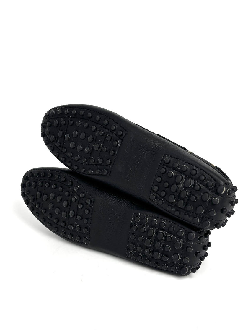 Preowned. Tods Black Shoes. 36.5|11044