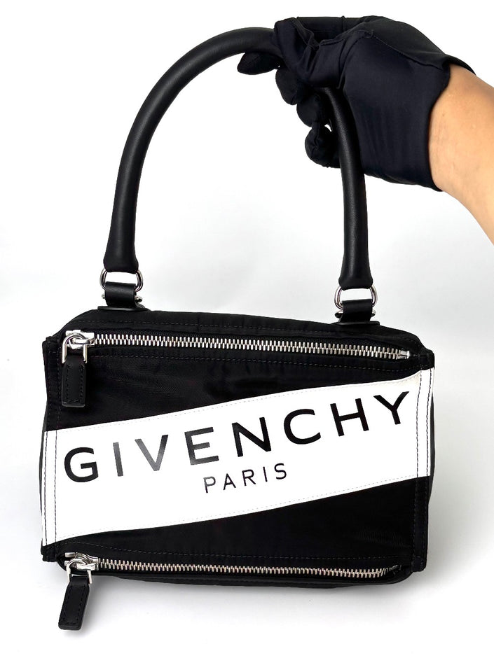 Brand New. Givenchy Pandora Nylon Small Black|6010