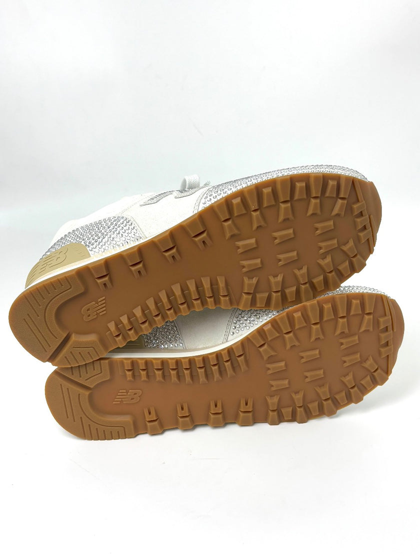 Brand New. Miu Miu/New Balance Glitter Sneakers White. 38.5|7616