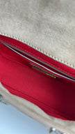 Preowned. Louboutin Spike Sweet Charity Mini Studded Silver|4516