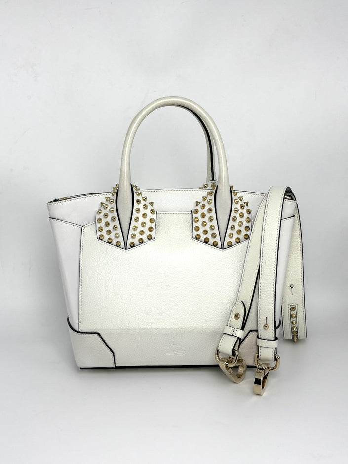 Preowned. Louboutin Eloise Two Way White|9476