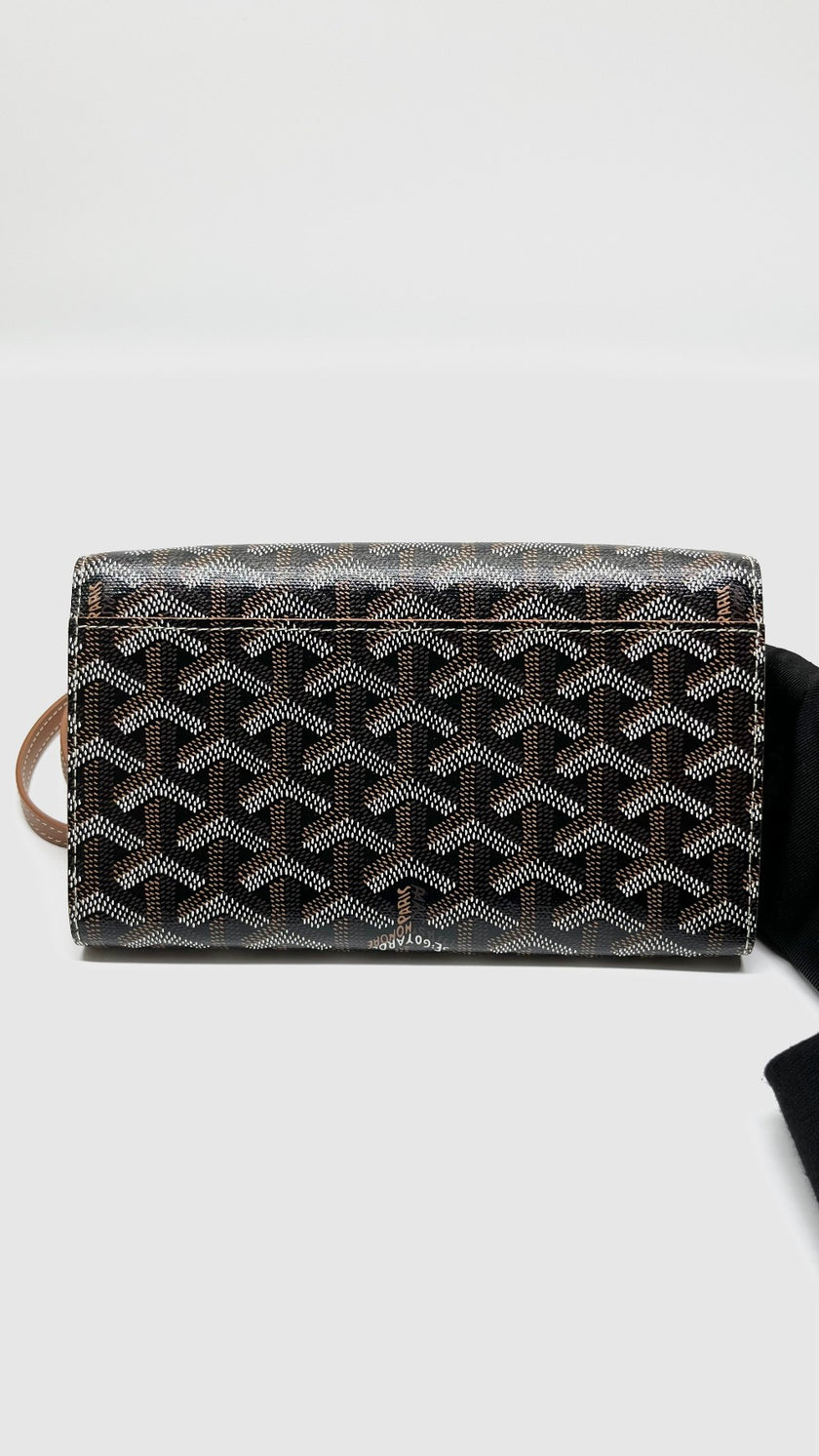 Brand New, Goyard Portefeuille Pochette Tan. CHN020253|5052