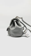 Brand New. Chanel Duma Backpack Gray Lambskin GHW. XX14TUKS|7862