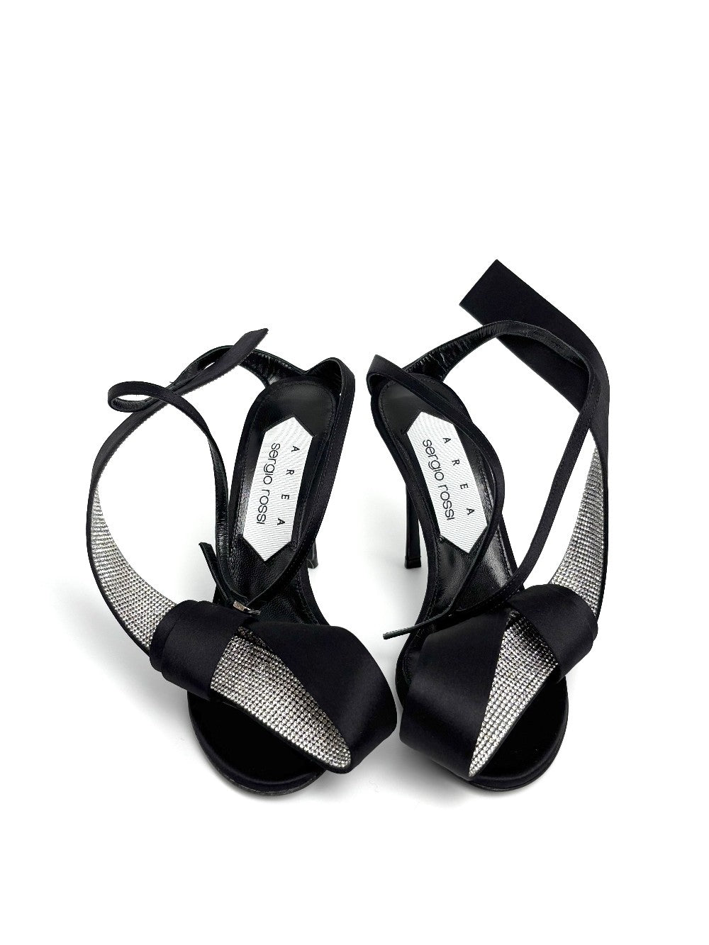 Brand New. Sergio Rossi Heel Black Diamond. 37.5|8617