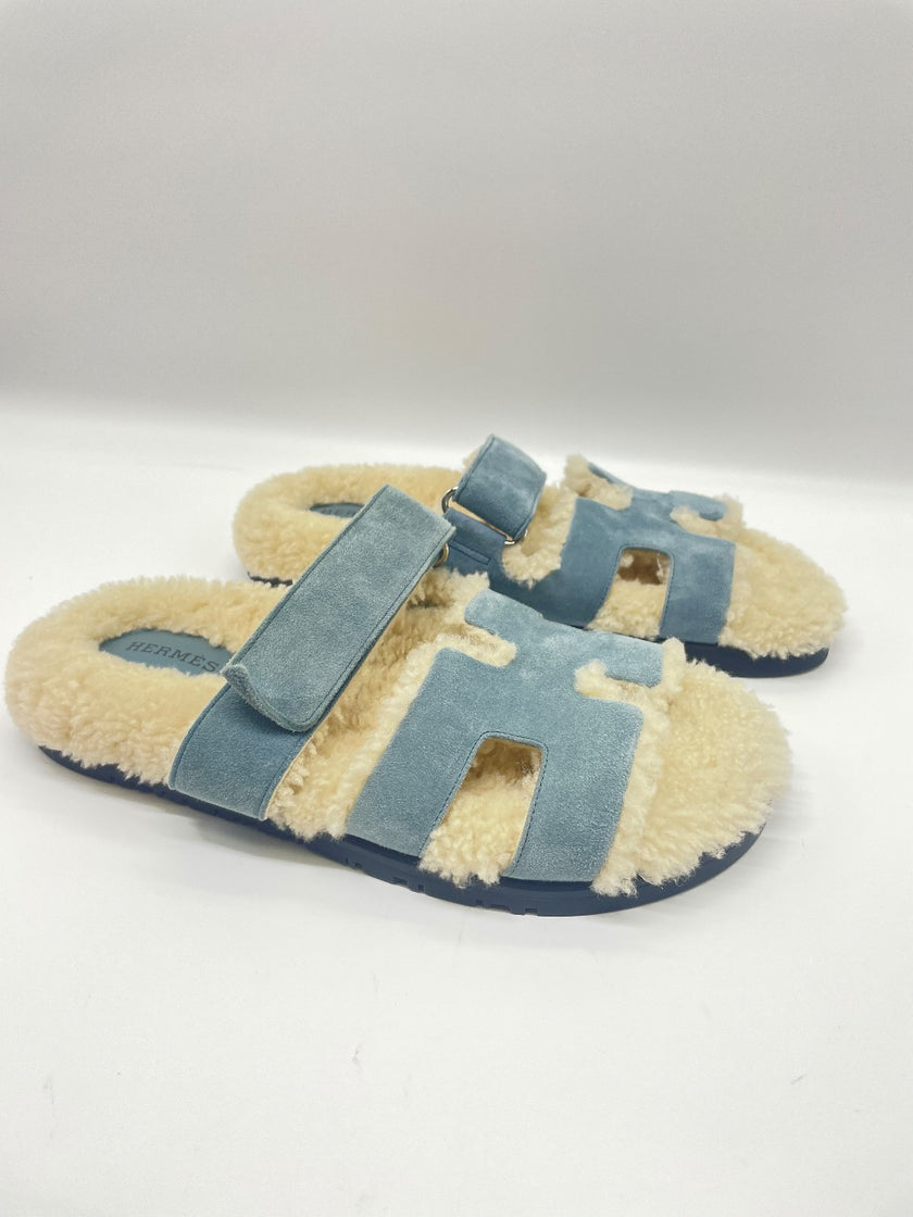 Brand New. Hermes Chypre Teddy Blue. 37.5|9129