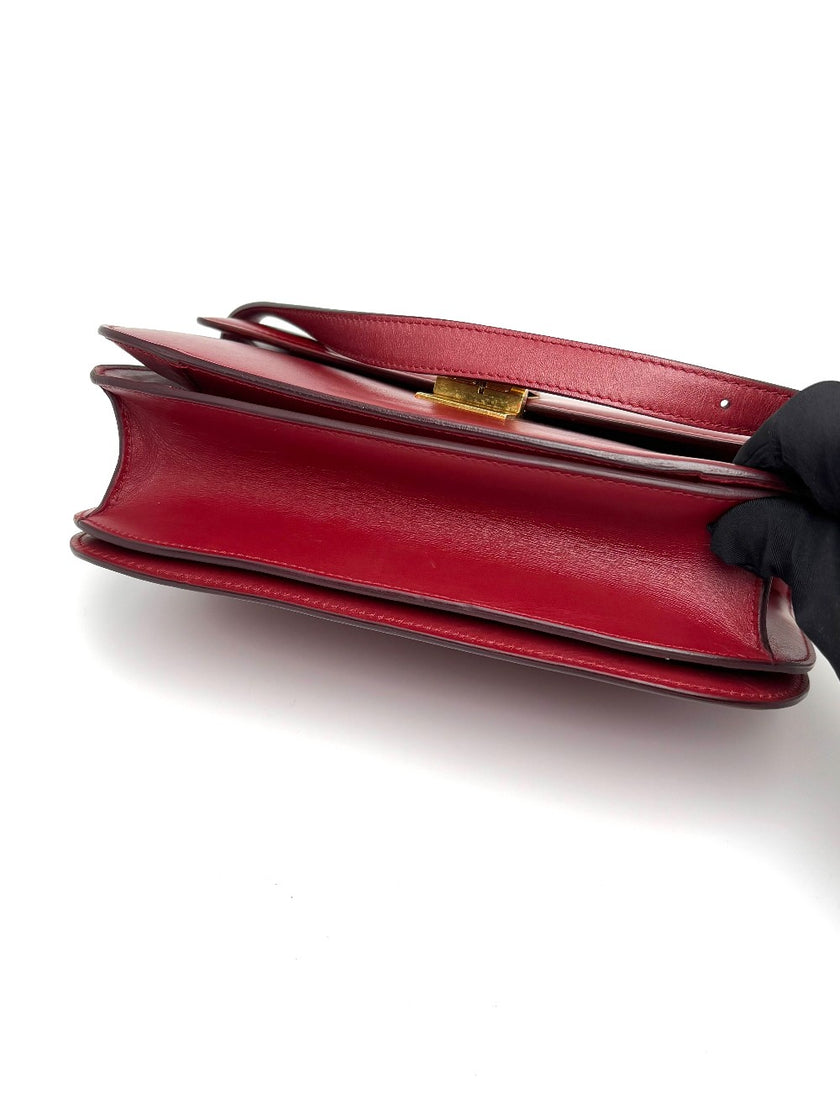 Preowned. Celine Box Red|6352