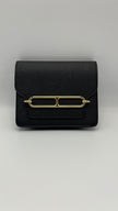 Preowned. Hermes Roulis Slim Passant Black GHW. WAM006UM|5369