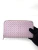 Preowned. Bottega Zip Long Wallet Lavender|7053
