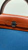 Preowned. Hermes Herbag 31 Canvas Blue France PHW. TS007AU|5358