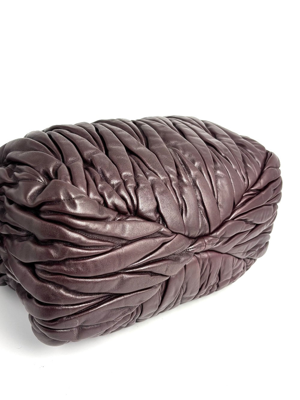 Preowned. Miu Miu 2-way Burgundy|11962