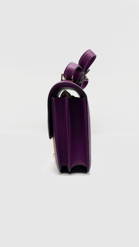 Unused. Hermes Constance 24 Anemone Evercolor GHW. DIS 789 AH|7804