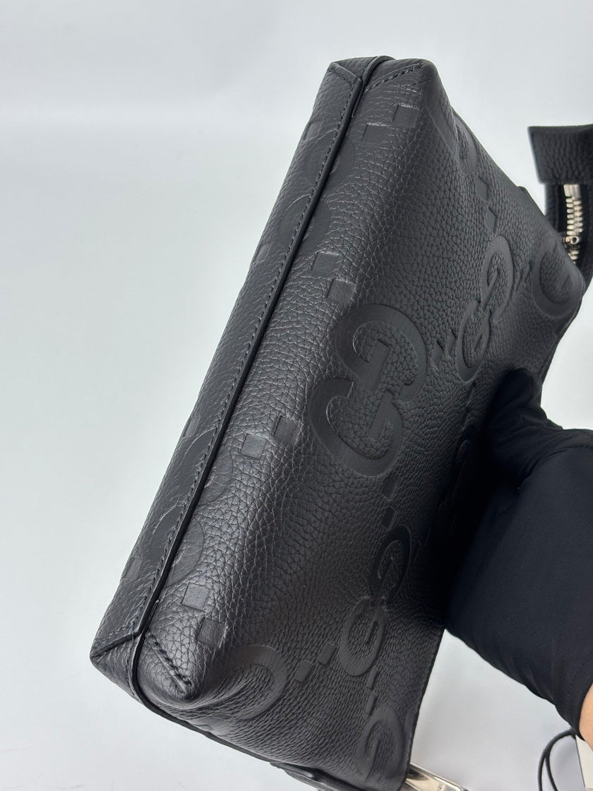 [SALE] Like New. Gucci Jumbo Small Sling Bag Black|5976