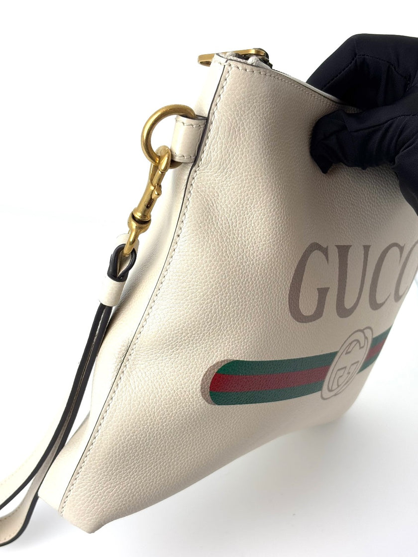 Like New. Gucci Clutch White. 572770-527066|6274