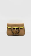Unused. Hermes Halzan 25 Chai/Lime Clemence PHW. UBT006TD|15625