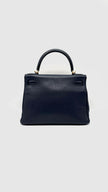 Preowned. Hermes Kelly 28 Blue Nuit Togo GHW. TII007BG|15342