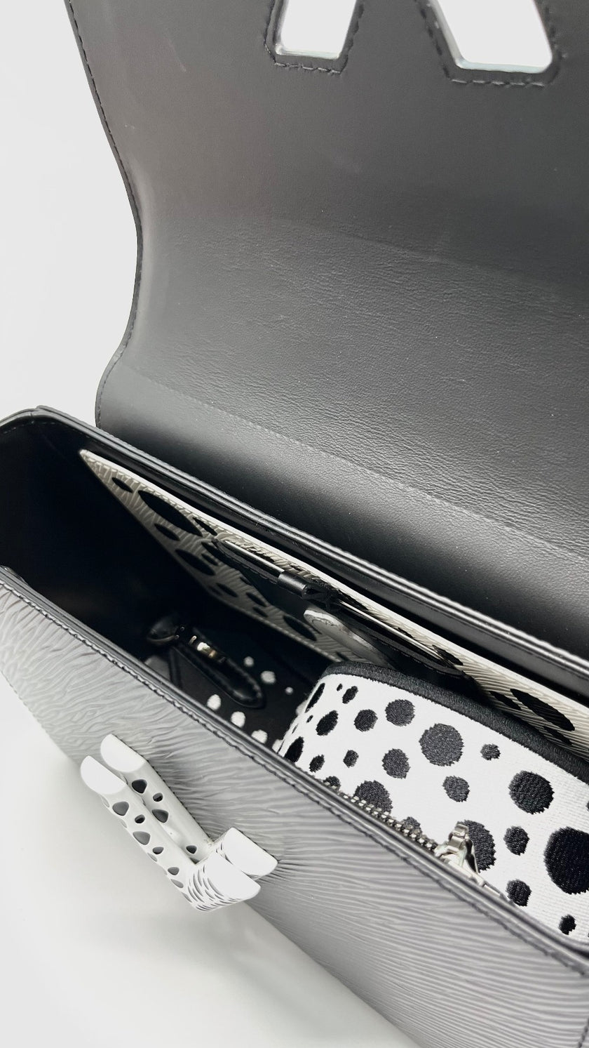 Like New. LV Twist Yayoi Black/White. MCHIP|10275