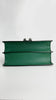 Preowned. Gucci Horsebit Bamboo Top Handle Green. 448075-591693|4443