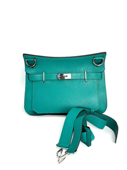 Preowned. Hermes Jypsiere 31 Blue Paon. XPY005CX|3900
