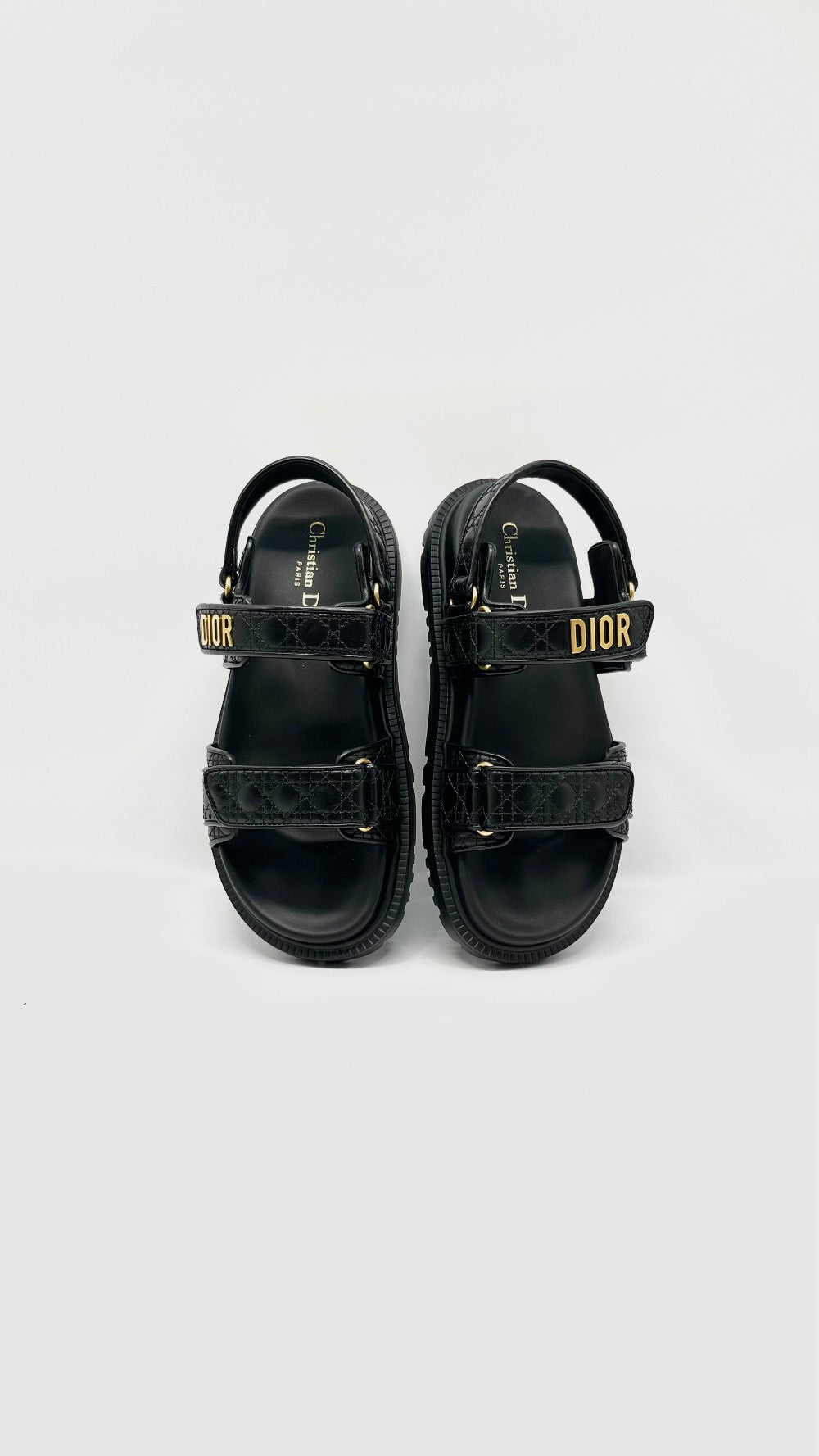 Brand New. Dior Dioract Sandals Black. 38|13839