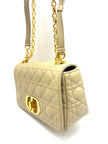 Like New. Dior Caro Medium in Corda Calfskin GHW.62MA0252|17890