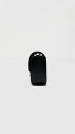Unused. Celine Triomphe Calf Black GHW|5288