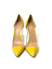 Preowned. Gianvito Rossi Heel Clear/Yellow. 37|7277