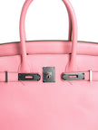 Like New. Hermes Birkin 30 Rose Confetti Epsom PHW. ZMS743KW|3921