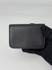 Preowned. Balenciaga Bifold Card Holder Black|7032