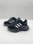 Preowned. Balenciaga x Adidas Triple S Sneakers for Kids Black & White. 29|10286