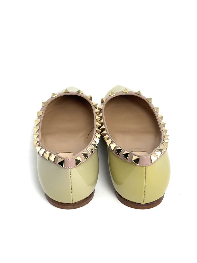 Brand New. Valentino Flats Gray. 36.5|8417