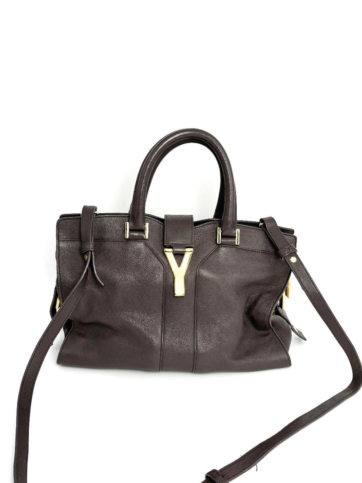 Preowned. YSL Cabas Gray|12492
