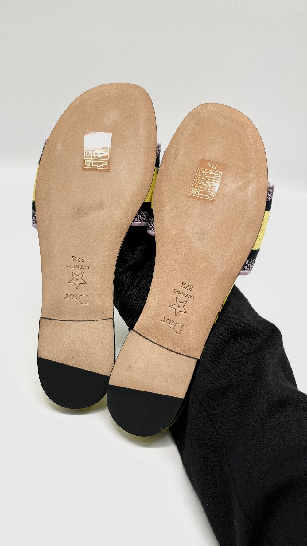 Unused. Dior Dway Slides Jungle Multicolor. 37.5|7880